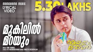 Mukilil Marayum Song
